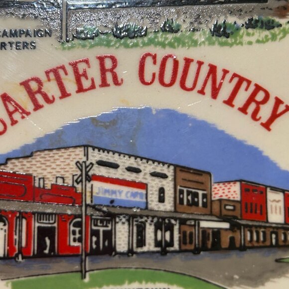 Carter Country Plains Georgia Small Ceramic Souvenir Plate - Picture 10 of 10